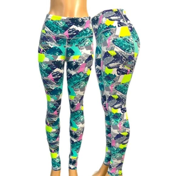 Victoria's Secret VSX Sport Knockout multicolor Tight Legging Small Long - Picture 3 of 4